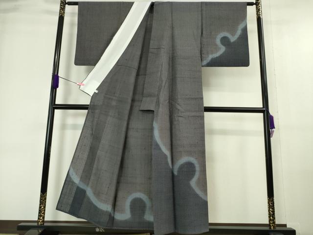 平和屋本店＊極上 夏物 ジャパンオートクチュール 渡辺雪三郎 訪問着 紗紬 雪輪 暈し染め 正絹 逸品 DZAA6347kh5