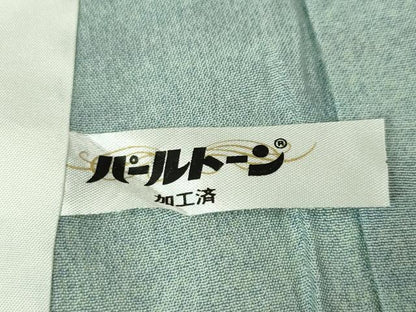 平和屋本店■極上　夏物　石川県指定無形文化財　夏牛首紬　白山工房　手織り　証紙付き　逸品　DZAA6348kh5