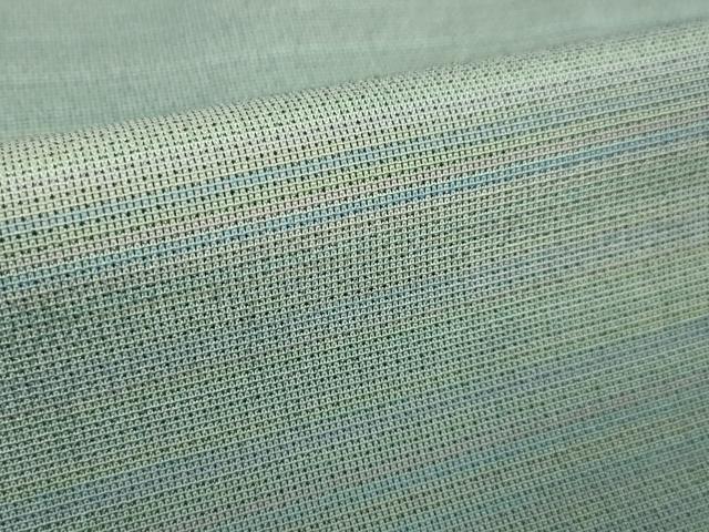 平和屋本店■極上　本塩沢　やまだ織　訪問着　単衣　染色作家　桐村博　逸品　未使用　DZAA6356kh5