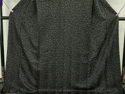 平和屋本店●極上 小紋 豹柄 間道 ロング丈 逸品 DZAA6364kh5