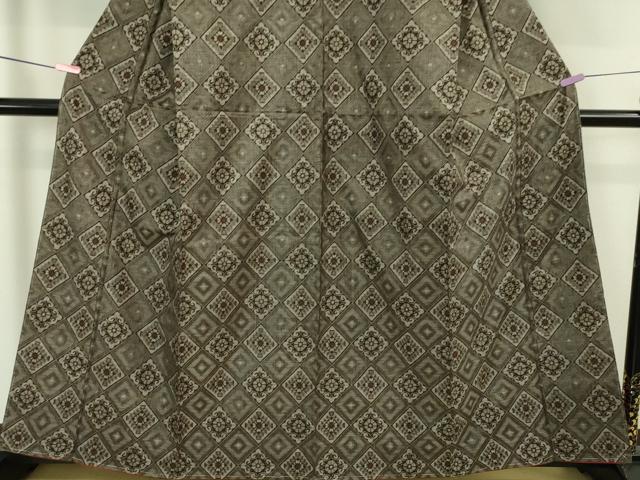 平和屋本店■希少　本場大島紬　龍郷絣　藤枝ミツエ作　証紙付き　逸品　未使用　DZAA6367kh5