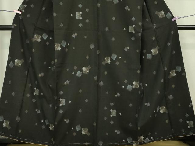 平和屋本店●極上 都喜ヱ門 本場大島紬 9マルキ 地空 色紙重ね 藤絹織物謹製 逸品 未使用 DZAA6377kh5
