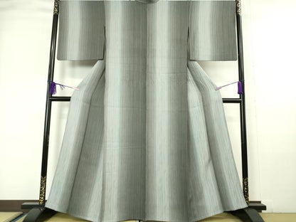 平和屋本店▽極上 小紋 単衣 間道 逸品 DZAA6382kh5