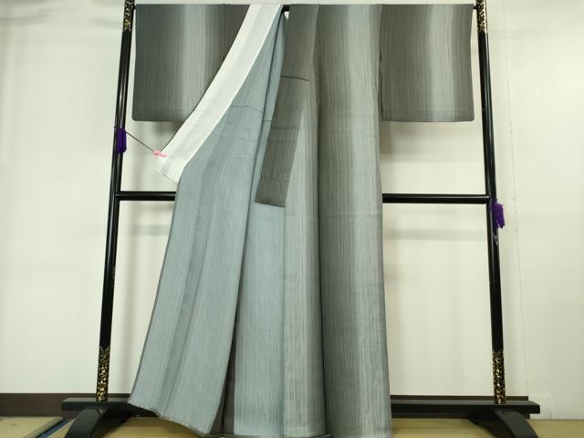 平和屋本店▽極上 小紋 単衣 間道 逸品 DZAA6382kh5
