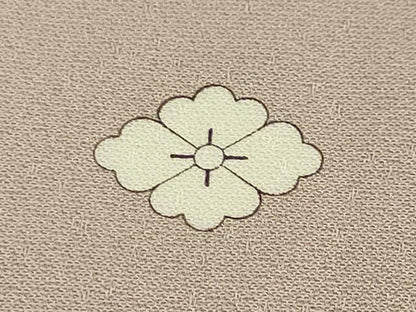 平和屋本店■極上　創業460年・千總　色留袖　駒刺繍　双鳥吉祥花文　薄柿色地　金彩　三越扱い　逸品　DZAA6446kh5