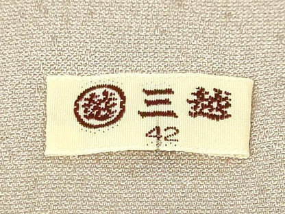 平和屋本店■極上　創業460年・千總　色留袖　駒刺繍　双鳥吉祥花文　薄柿色地　金彩　三越扱い　逸品　DZAA6446kh5