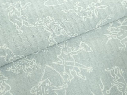 平和屋本店■夏物　長襦袢　鳥獣戯画　洗える着物　DZAA6485kh5