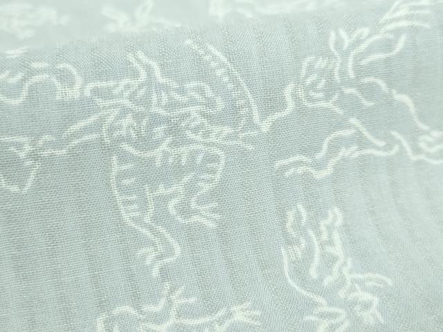 平和屋本店■夏物　長襦袢　鳥獣戯画　洗える着物　DZAA6485kh5