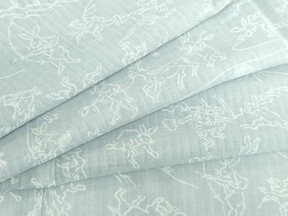 平和屋本店■夏物　長襦袢　鳥獣戯画　洗える着物　DZAA6485kh5