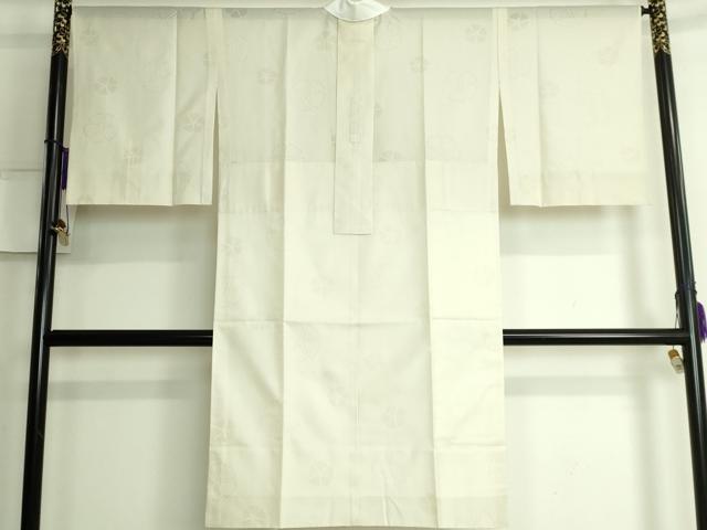 平和屋本店＊夏物 長襦袢 撫子紋紗 蒸栗色地 逸品 未使用 DZAA6486kh5