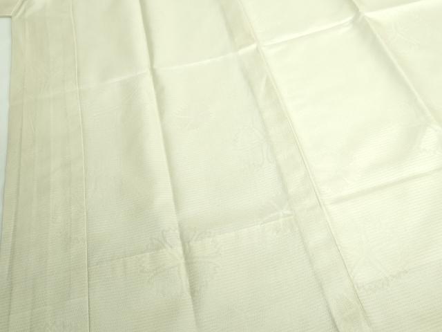 平和屋本店＊夏物 長襦袢 撫子紋紗 蒸栗色地 逸品 未使用 DZAA6486kh5