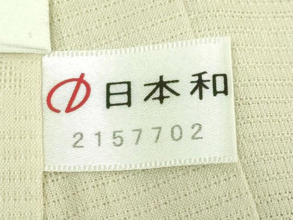平和屋本店＊夏物 長襦袢 撫子紋紗 蒸栗色地 逸品 未使用 DZAA6486kh5