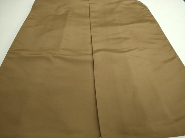 平和屋本店■極上　男性　馬乗り袴　濃い路考茶色　逸品　DZAA6487kh5