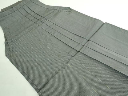 平和屋本店●極上 男性 馬乗り袴 縞 逸品 DZAA6490kh5