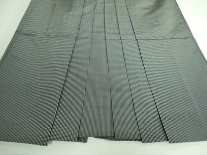 平和屋本店●極上 男性 馬乗り袴 縞 逸品 DZAA6490kh5