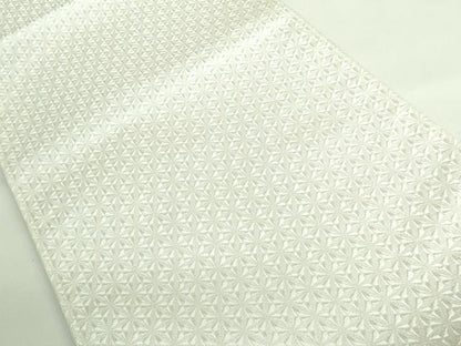 平和屋本店●極上 八寸名古屋帯 切子柄 逸品 未使用 DZAA6525kh5