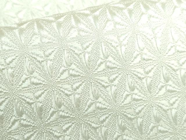 平和屋本店●極上 八寸名古屋帯 切子柄 逸品 未使用 DZAA6525kh5