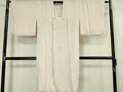 平和屋本店■極上　道行コート　単衣　ロング丈　花尽くし　逸品　DZAA6552kh5