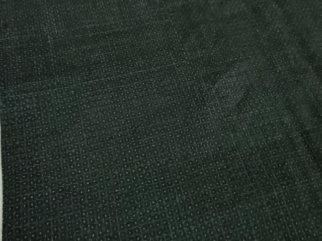 平和屋本店■極上　夏物　重要無形文化財　本場宮古上布　道行コート　ロング丈　苧麻　80亀甲　逸品　DZAA6554kh5