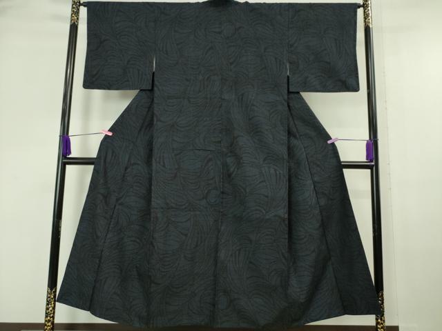 平和屋本店●極上 本場結城紬 重要無形文化財 80亀甲 証紙付き 逸品 DZAA6570kh5