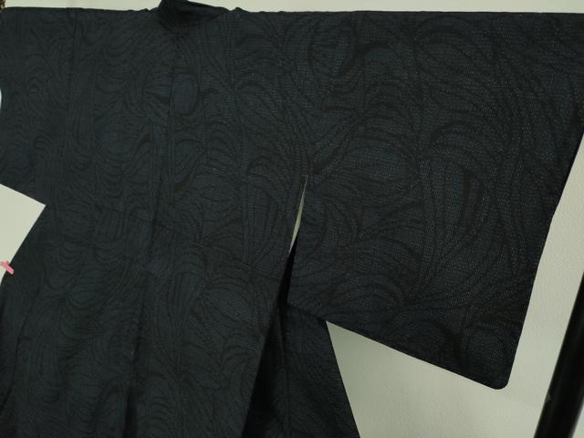 平和屋本店●極上 本場結城紬 重要無形文化財 80亀甲 証紙付き 逸品 DZAA6570kh5