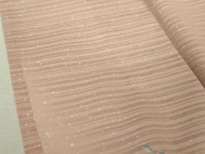 平和屋本店■極上　夏物　洗える最高級着物　＜英＞はなぶさ謹製　小紋　変わり絽　草花文　たとう紙付き　逸品　DZAA6580kh5