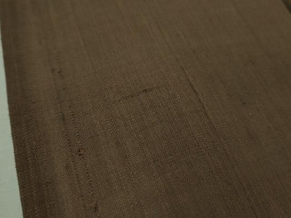 平和屋本店＊極上 夏物 Maru Factory 丸山正 紗紬 色無地 茶褐色 逸品 DZAA6623kh5