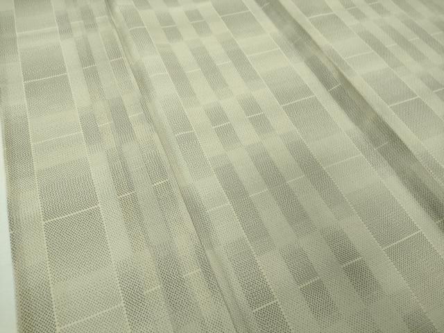 平和屋本店■極上　夏物　本場大島紬　夏大島　変わり市松　逸品　未使用　DZAA6627kh5