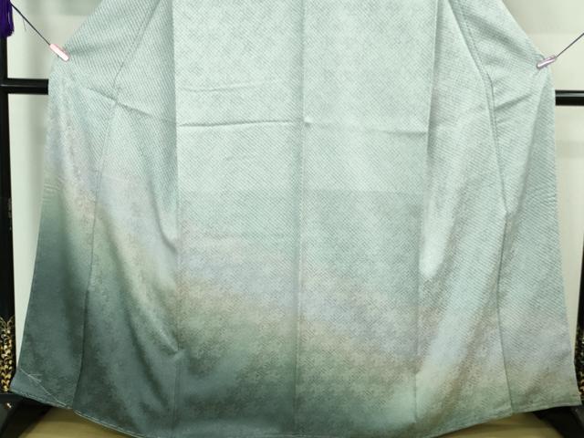 平和屋本店●極上 訪問着 総絞り 暈し染め 反端付き 逸品 未使用 DZAA6629kh5