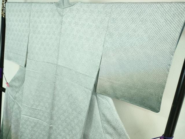 平和屋本店●極上 訪問着 総絞り 暈し染め 反端付き 逸品 未使用 DZAA6629kh5
