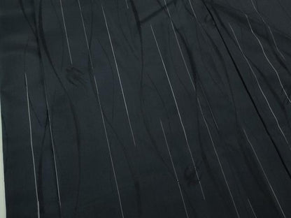 平和屋本店▽極上 長羽織 スリーシーズン 春夏秋 塵除け もじり織 燕紋紗 濃藍色地 やまと誂製 逸品 未使用 DZAA6647kh5