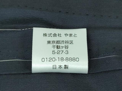 平和屋本店▽極上 長羽織 スリーシーズン 春夏秋 塵除け もじり織 燕紋紗 濃藍色地 やまと誂製 逸品 未使用 DZAA6647kh5