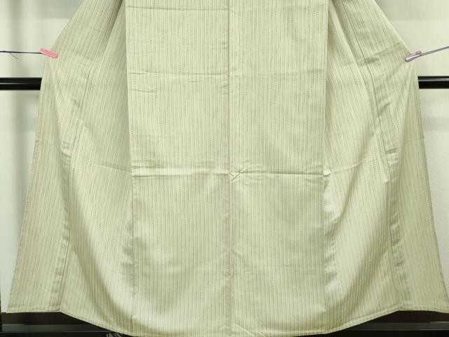 平和屋本店■極上　染と織　一休　お召　単衣　間道　証紙付き　逸品　未使用　DZAA6672kh5