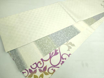 平和屋着物●極上 太鼓柄袋帯 正倉院花文 金彩 逸品 DZAA6724kh5