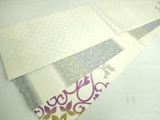 平和屋着物●極上 太鼓柄袋帯 正倉院花文 金彩 逸品 DZAA6724kh5