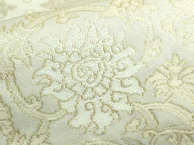 平和屋着物■極上　洗える最高級着物　＜英＞はなぶさ謹製　つけ帯　花唐草　金糸　たとう紙付き　未使用　DZAA6732kh5
