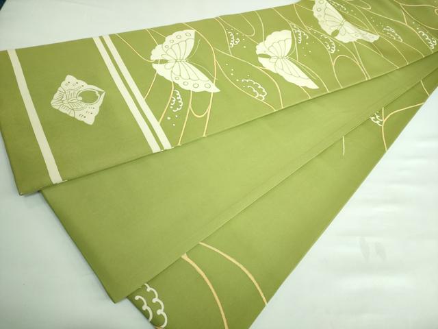 平和屋本店■希少　だらり帯　芸姑　舞妓　立波舞蝶文　金彩　逸品　DZAA6737kh5