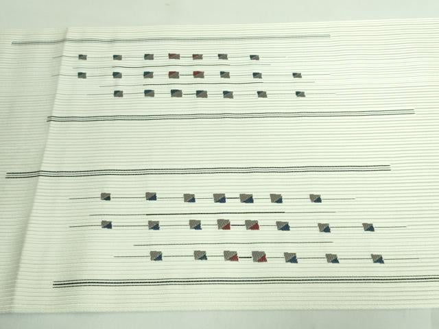 平和屋着物□極上 本場筑前博多織 八寸名古屋帯 井上織物 博多金