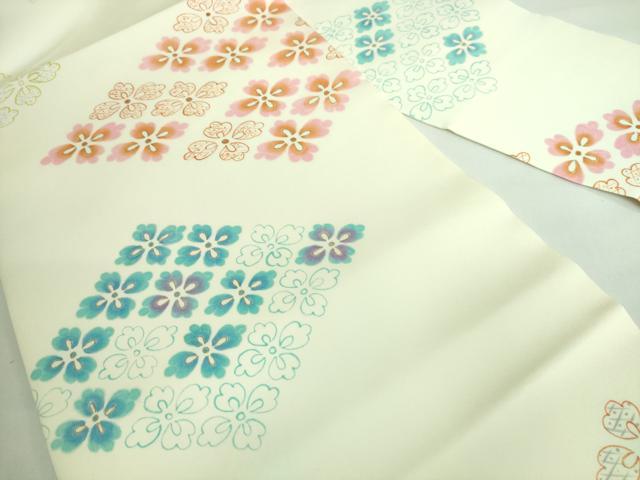 平和屋着物●極上 塩瀬 九寸名古屋帯 花菱文 金彩 逸品 DZAA6793kh5