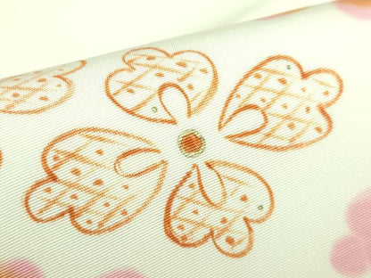 平和屋着物●極上 塩瀬 九寸名古屋帯 花菱文 金彩 逸品 DZAA6793kh5