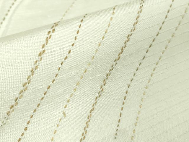 平和屋本店□極上 本場縞大島紬 刺し子 刺繍 尾峨佐染繍 上村