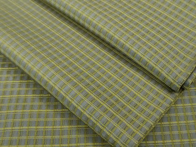 平和屋着物■極上　お召　単衣　吉野間道　逸品　DZAA6817kh5