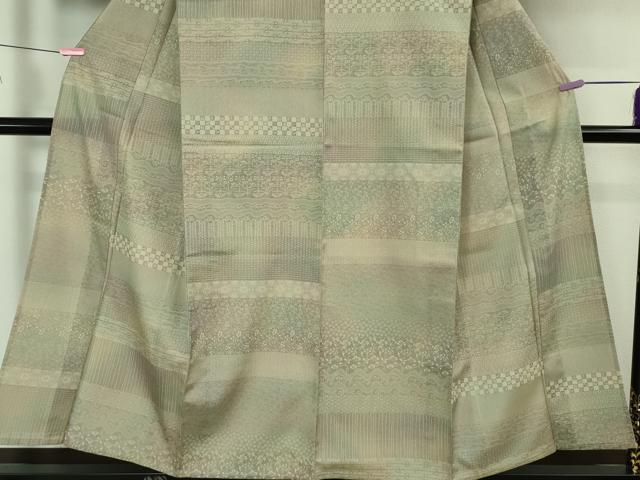 平和屋着物▽極上 京の名門・菱屋六右ェ門 お召 単衣 柄二十撰 反端付き 逸品 未使用 DZAA6819kh5