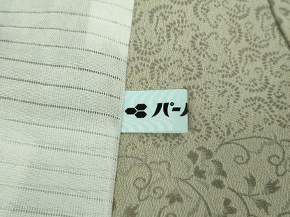 平和屋着物▽極上 京の名門・菱屋六右ェ門 お召 単衣 柄二十撰 反端付き 逸品 未使用 DZAA6819kh5