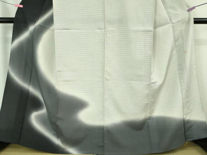 平和屋着物▽極上 本塩沢 やまだ織 訪問着 染色作家 桐村博 訪問着 単衣 逸品 DZAA6820kh5