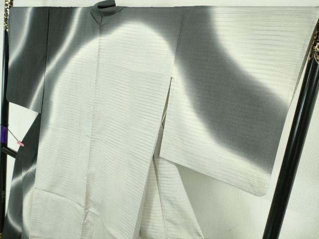 平和屋着物▽極上 本塩沢 やまだ織 訪問着 染色作家 桐村博 訪問着 単衣 逸品 DZAA6820kh5