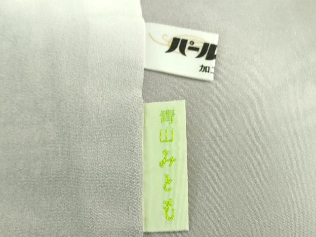 平和屋本店■最高級　城間栄順　本場琉球紅型　青山みとも　小紋　風景花文　反端付き　逸品　DZAA6824kh5