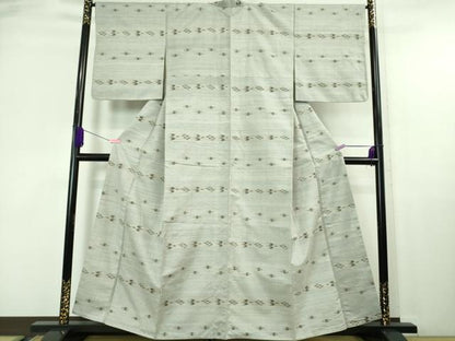 平和屋本店■希少　重要無形文化財　本場久米島紬　ゆうな染　手織　逸品　DZAA6827kh5