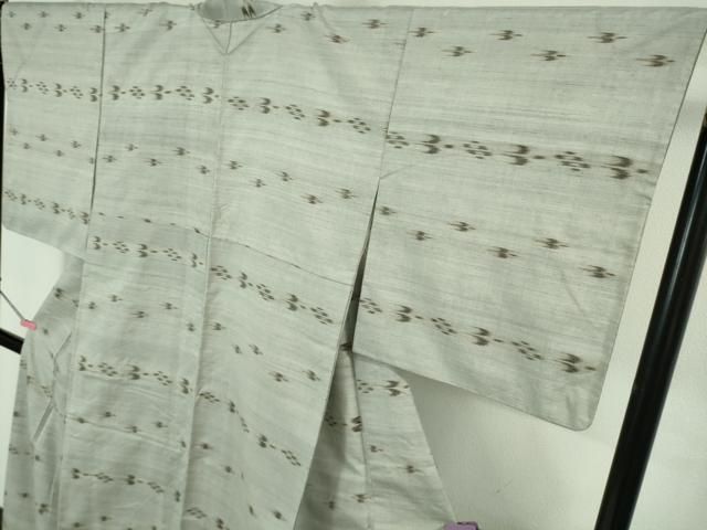 平和屋本店■希少　重要無形文化財　本場久米島紬　ゆうな染　手織　逸品　DZAA6827kh5