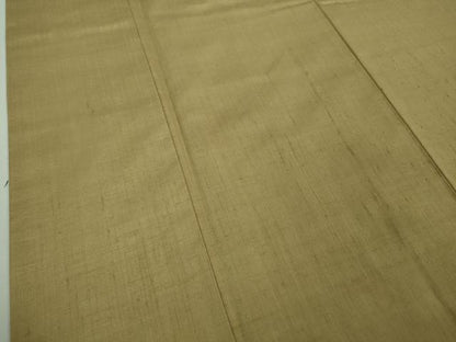 平和屋着物●極上 結城紬 色無地 枯野色 逸品 DZAA6829kh5